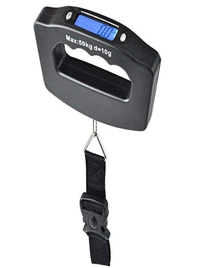 FADMAN Luggage Scale with Grip - Travel Luggage Scale - Portable Digital Luggage Weight Scale - Lagguages Bag Scale - Suitcase Hanging Weighing Electronic Travel Scale - 50kg 110 Pound Capacity - Image 1